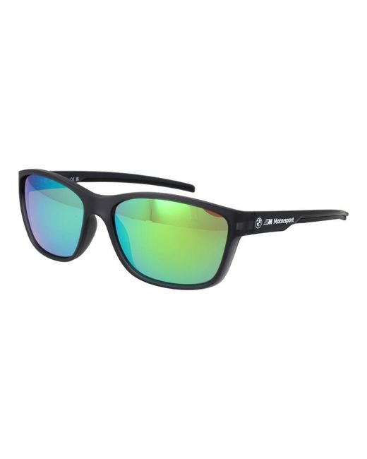 BMW Green Black Plastic Sunglasses for men