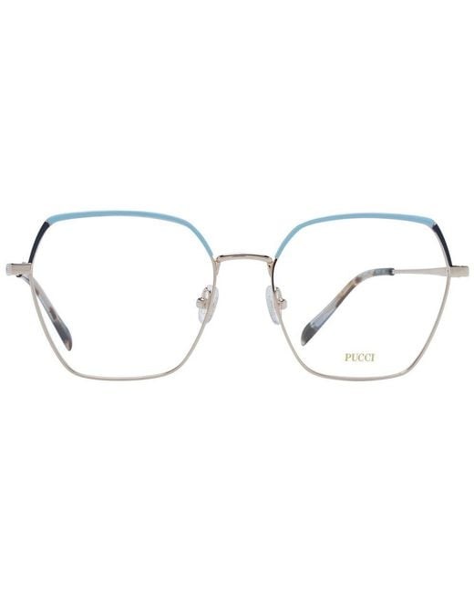 Emilio Pucci Metallic Metal Glasses (Frames)