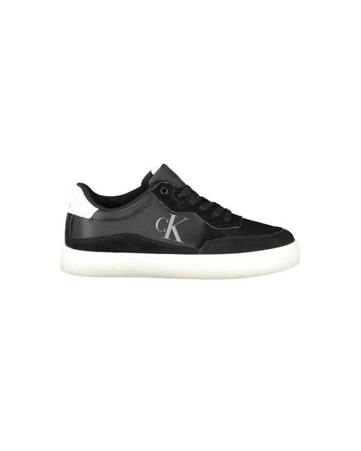 Calvin Klein Black Polyester Sneaker for men