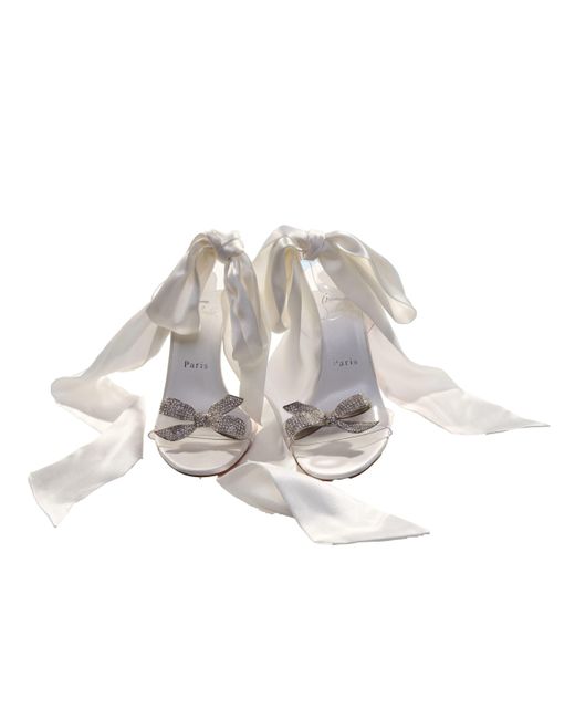 louboutin wrap heels