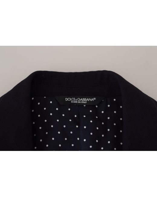 Dolce & Gabbana Blue Elegant Single-Breasted Blazer for men