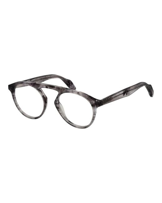 Yohji Yamamoto Black Plastic Glasses (Frames) for men