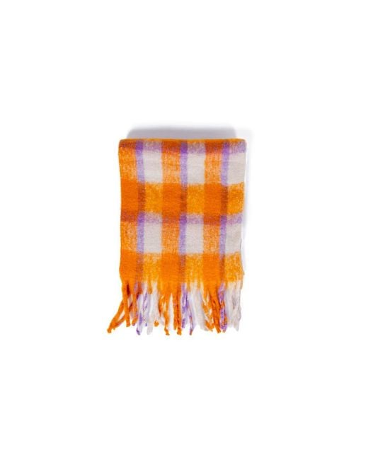 ONLY Orange Polyester Scarf