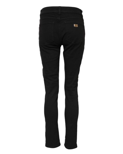 Dolce & Gabbana Black Slim Fit Jeans