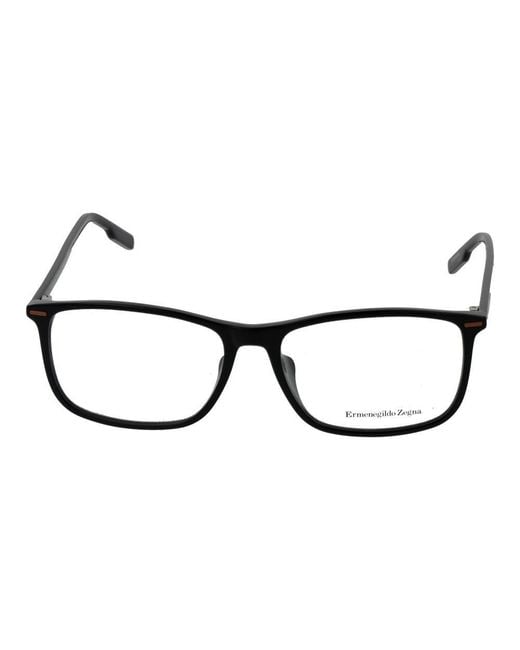 Zegna Brown Acetate Glasses (Frames) for men