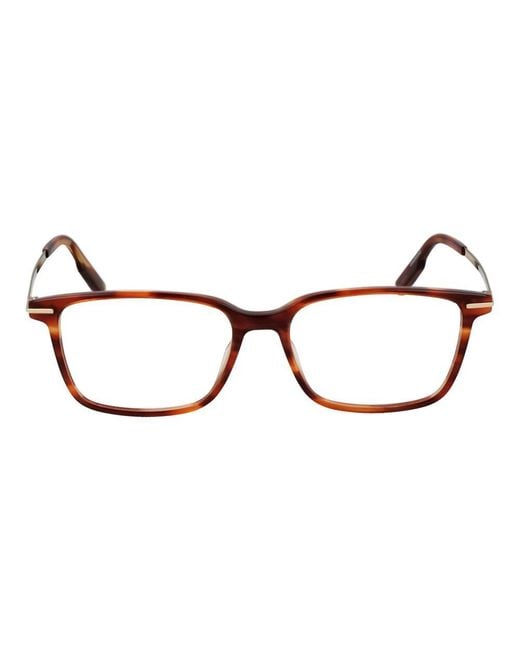 Zegna Brown Acetate Glasses (frames) for men