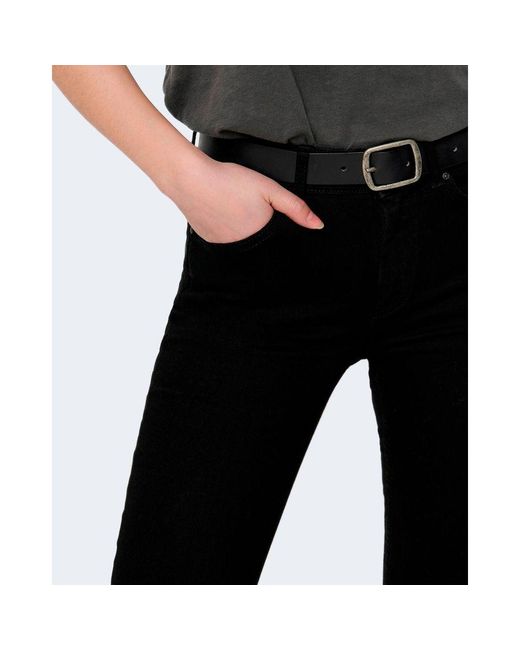 ONLY Black Cotton Jeans & Pant