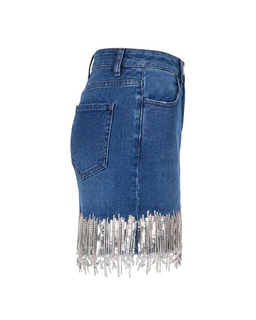 Trussardi Blue Denim Skirt