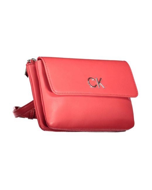 Calvin Klein Pink Chic Shoulder Bag With Adjustable Strap