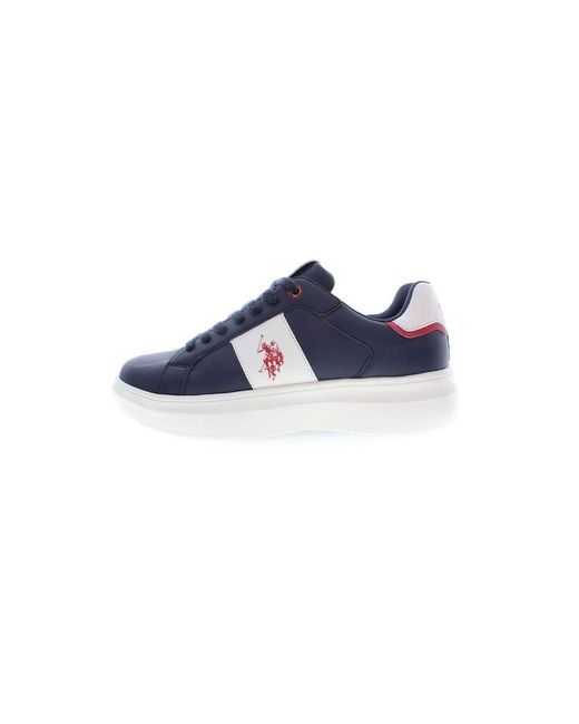 U.S. POLO ASSN. Blue Chic Lace-Up Sporty Sneakers for men