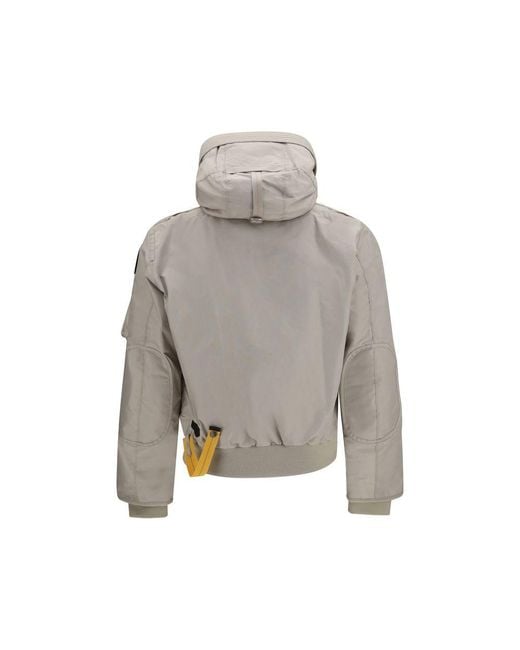 Parajumpers Gray Polyamide Bomber for men