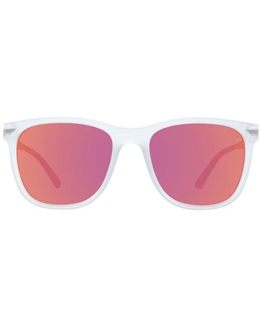 Police Pink Rectangle Sunglasses for men