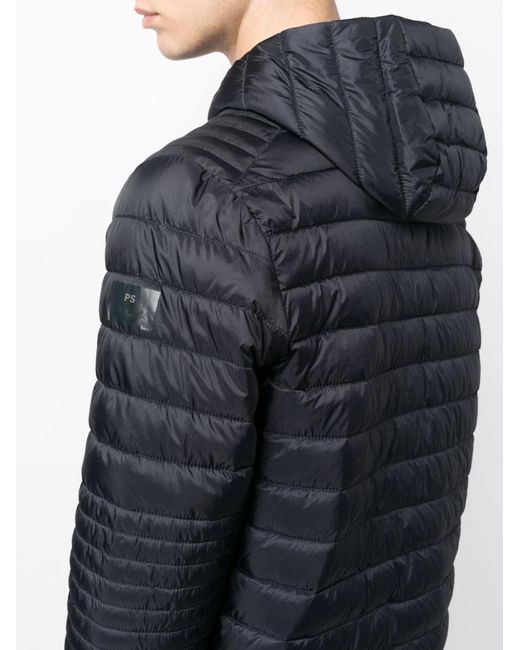 Paul Smith Blue Padded Zip-Up Jacket for men