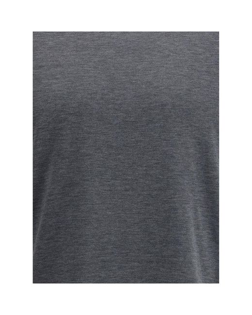 Brunello Cucinelli Gray Silk T for men