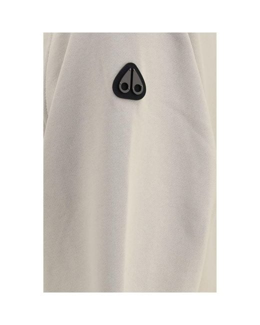 Moose Knuckles Natural Beige Cotton Sweatshirt