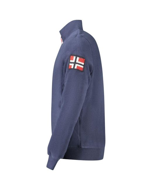 Norway 1963 Blue Polyester Sweater for men
