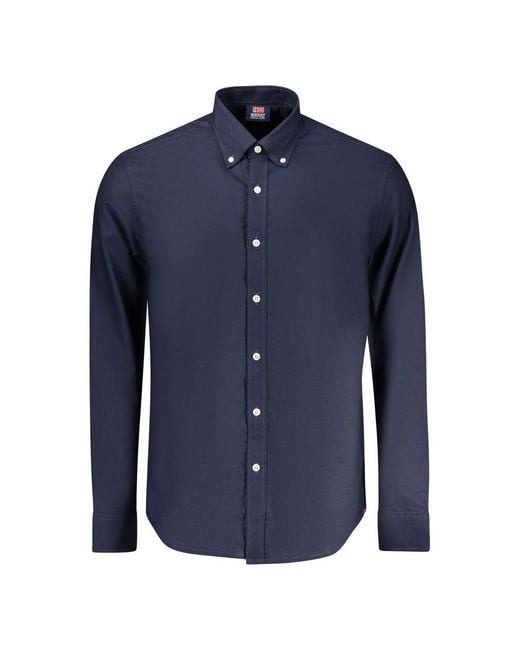 Norway 1963 Blue Cotton Shirt for men