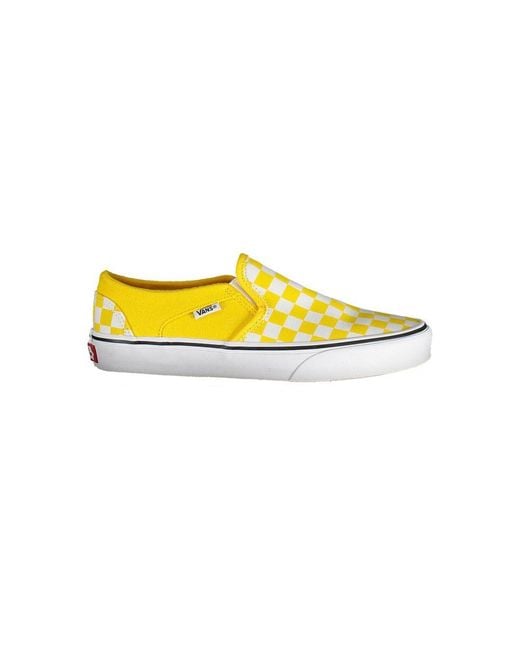 Vans Yellow Polyester Sneaker