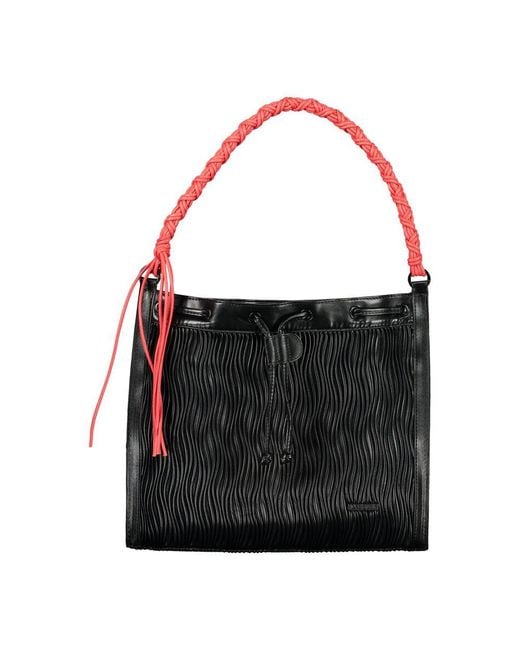 Desigual Black Polyurethane Backpack