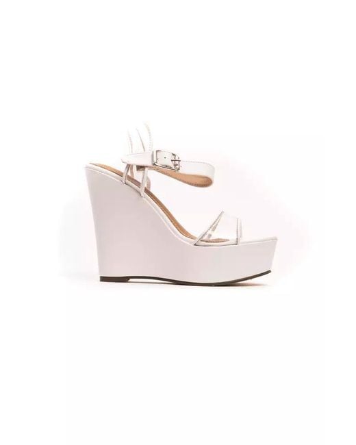Péché Originel White Polyethylene 's Wedge Sandal