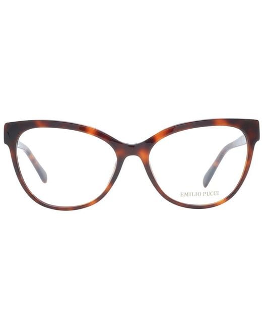 Emilio Pucci Brown Optical Frames