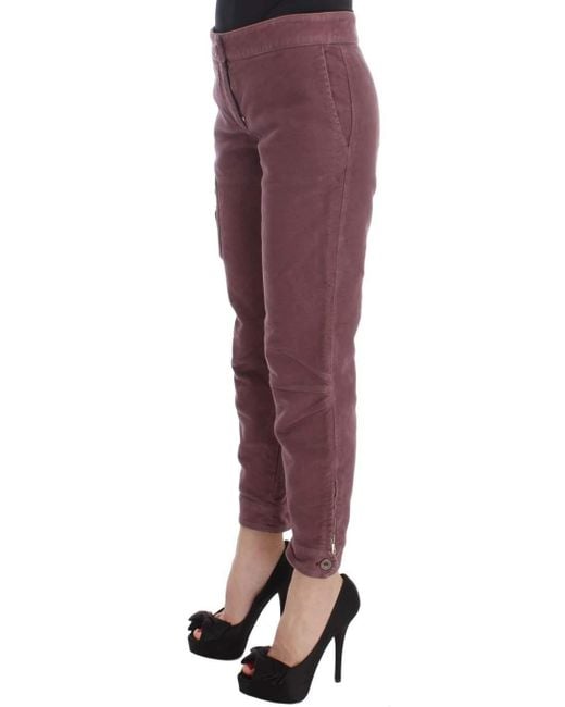 Ermanno Scervino Purple Straight Trousers