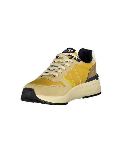 Blauer Yellow Beige Polyurethane Men Sneaker for men