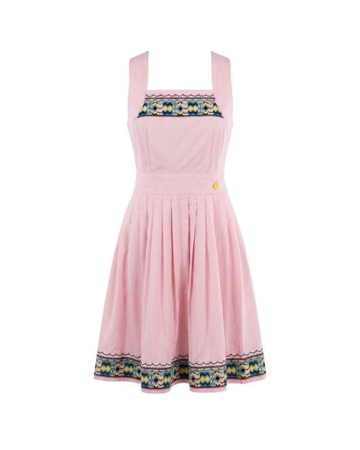 Trussardi Pink Cotton Dress