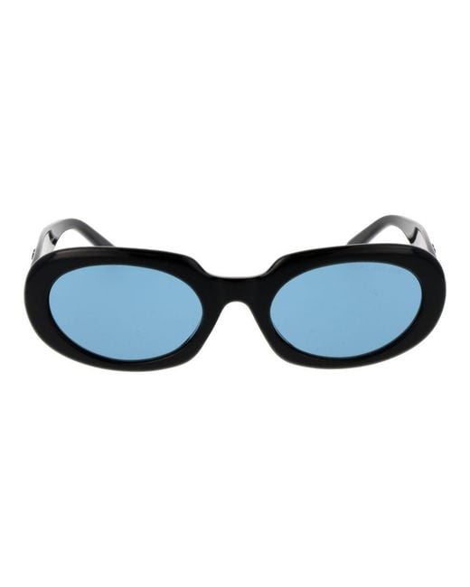 Marc Jacobs Blue Black Plastic Sunglasses