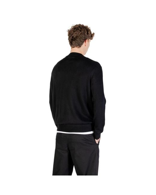 ARMANI EXCHANGE Black Viscose Sweatshirt for men