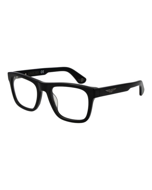 Police Black Cellulose Acetate Glasses (frames) for men