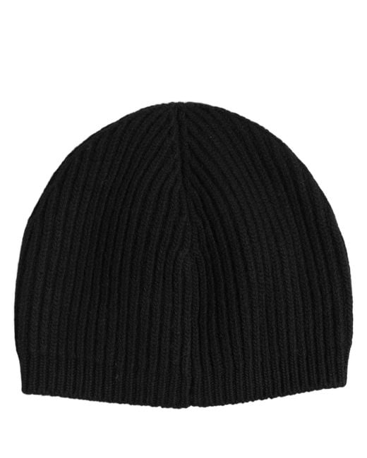 Dolce & Gabbana Men Black Wool Knitted Winter Beanie Capello One Size Hat for men