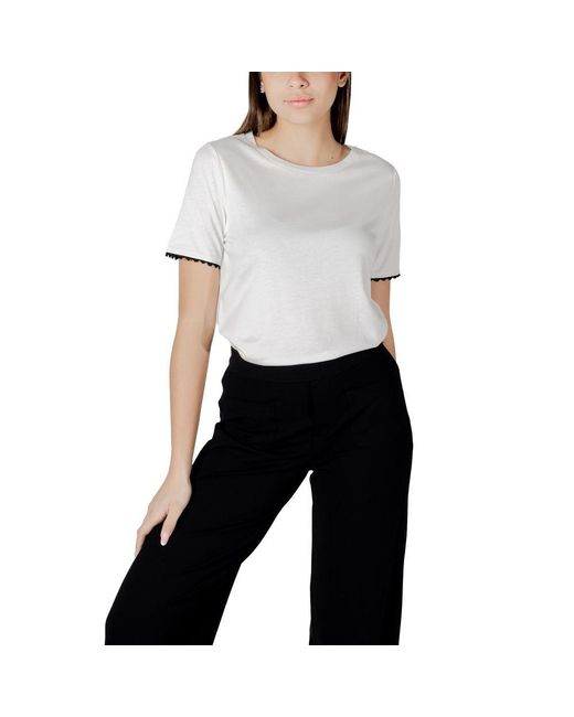 Street One White Cotton Tops & T