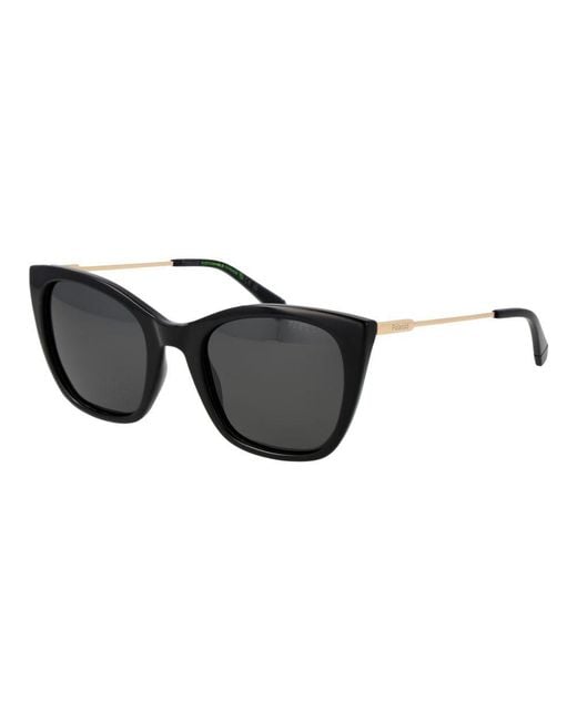 Polaroid Black Polyester Sunglasses