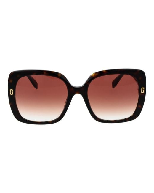 Marc Jacobs Brown Acetate Sunglasses