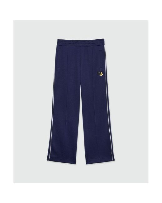 MSGM Blue Polyester Joggers (workout Pants) for men