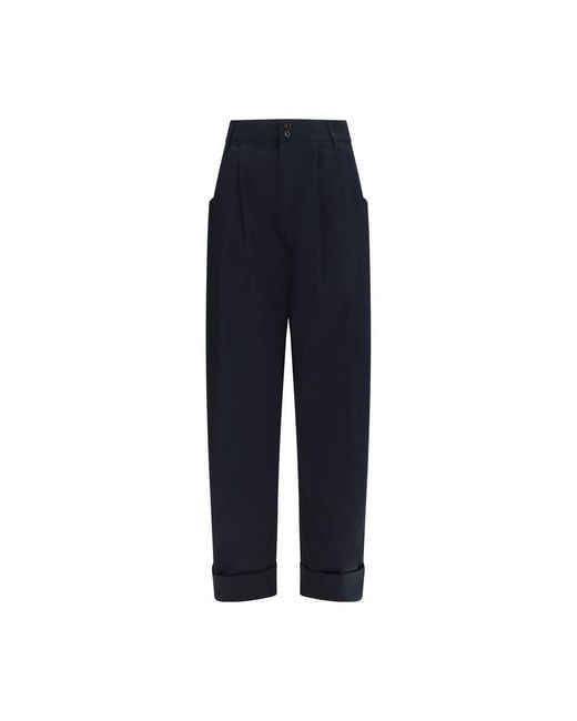 Jacob Cohen Blue Cotton Casual Pants