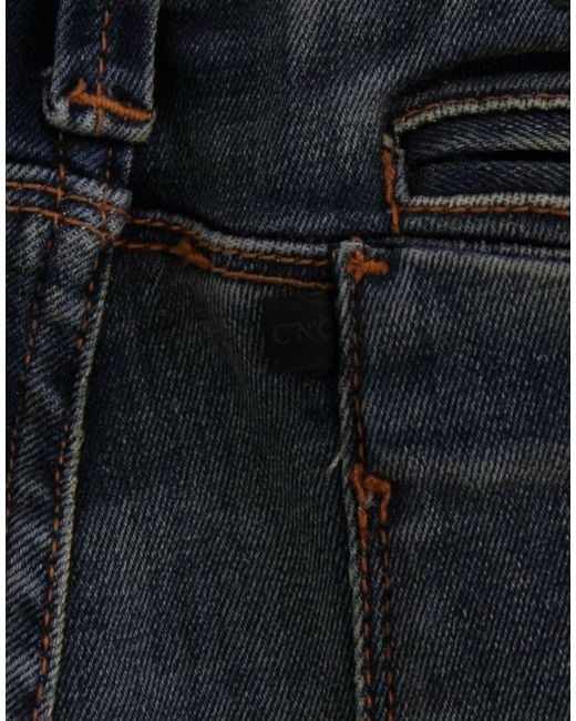 CoSTUME NATIONAL Blue Straight Leg Jeans