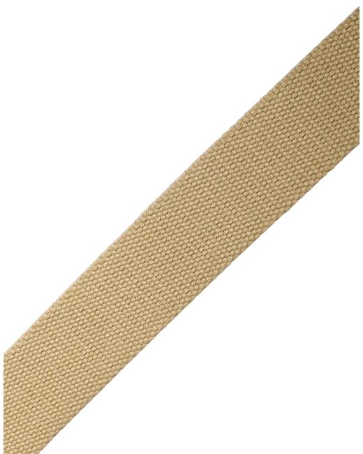 Gianfranco Ferré Natural Men Beige Canvas Silver Metal Buckle Cintura Belt for men