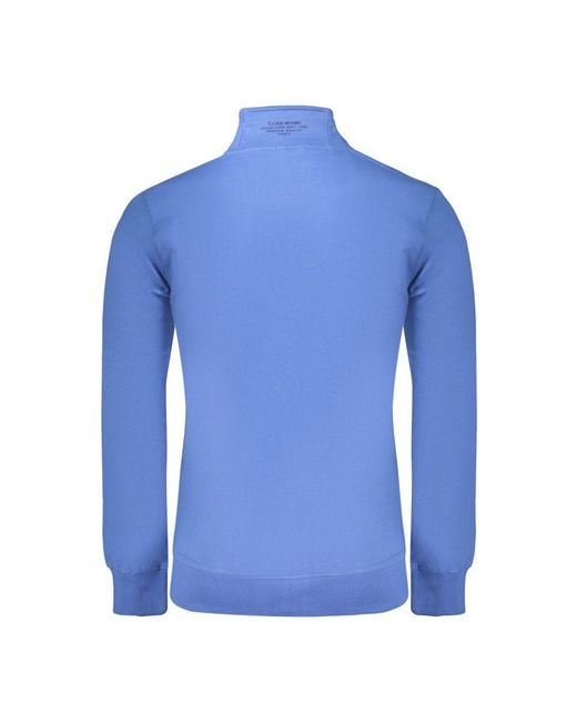 COVERI MOVING Blue Cotton Men's Sweatshirt for men