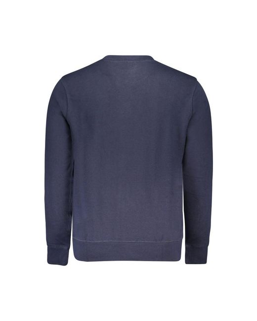 North Sails Blue Cotton Men's Sweatshirt for men