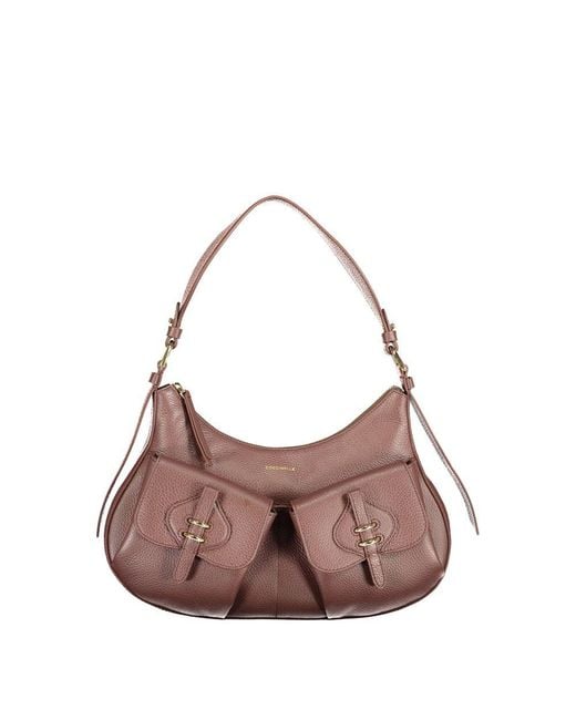 Coccinelle Brown Leather Handbag