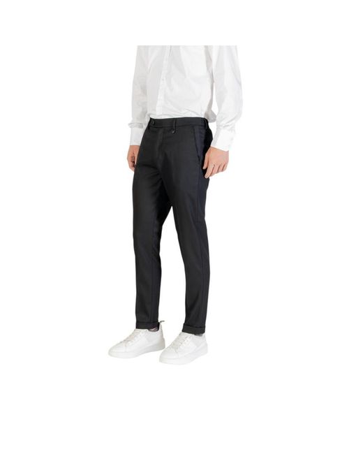 Antony Morato Black Polyester Skinny Pants for men
