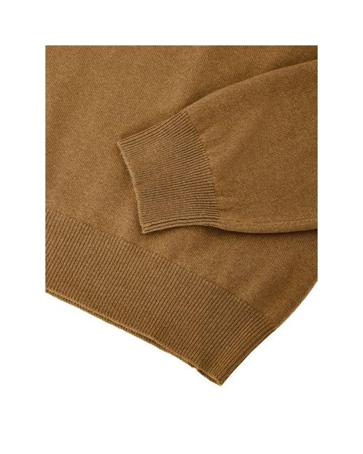 Gran Sasso Brown Wool Turtleneck for men