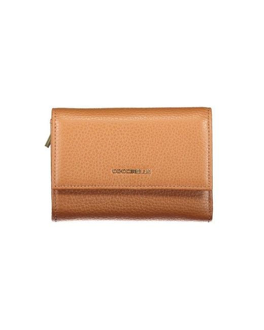 Coccinelle Brown Marrone Leather Wallet