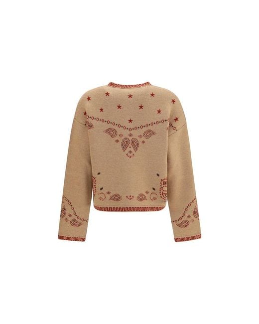 Alanui Natural Brown Wool Oves Aries Full