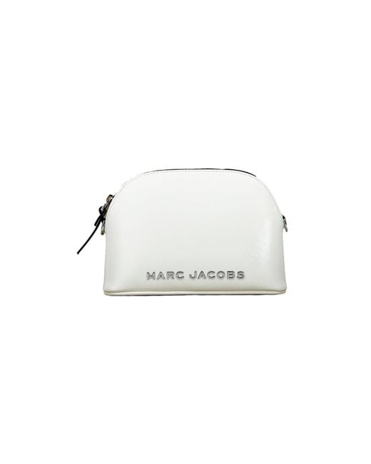 Marc Jacobs Black Small Leather Dome Crossbody Bag