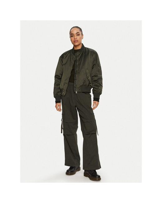 Champion Green Army Polyester Bomber