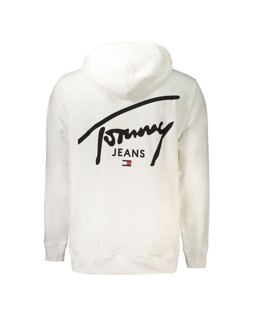 Tommy Hilfiger White Cotton Men Sweater for men