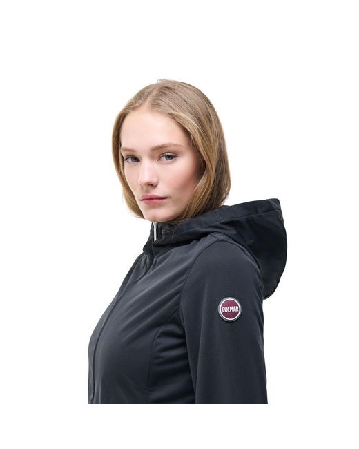 Colmar Blue Black Polyester Shell Jacket